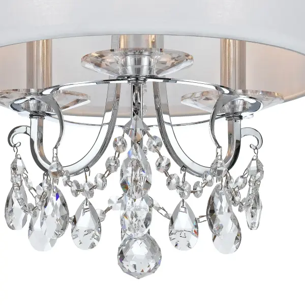 Othello 14" Semi Flush Mount in Polished Chrome - Image 9