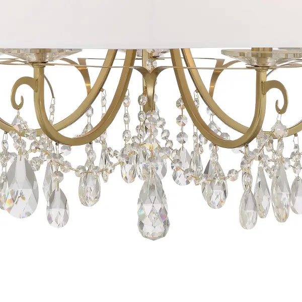 Othello 24" Crystal Chandelier in Vibrant Gold - Image 9