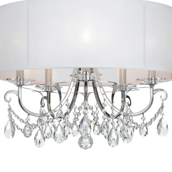 Othello 24" Crystal Chandelier in Matte Black - Image 10