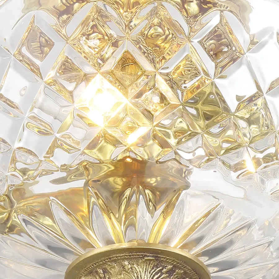 Milton 12" Semi Flush Mount in Olde Brass - Image 5