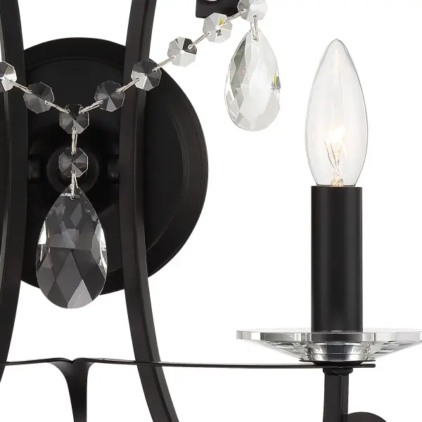 Othello 14" Crystal Wall Sconce in Vibrant Gold - Image 15