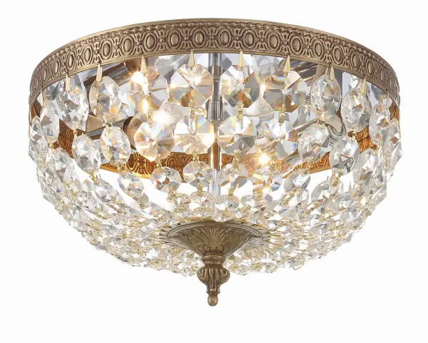 Waltham 10" Flush Mount in English Bronze - Image 1