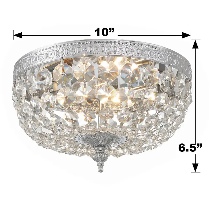 Waltham 10" Flush Mount in English Bronze - Image 20
