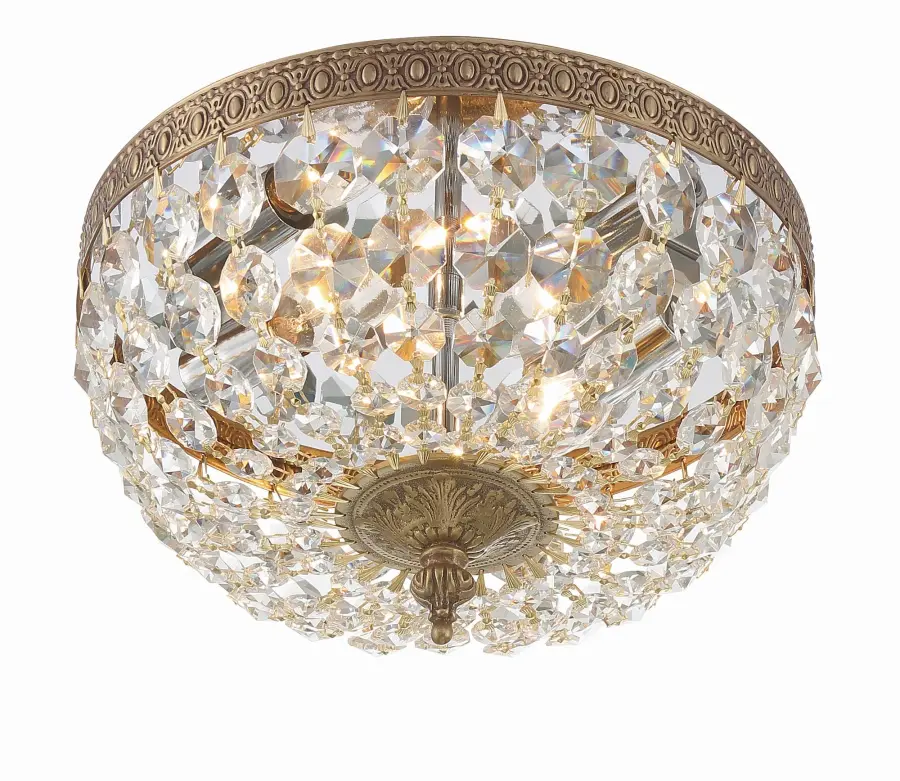 Waltham 10" Flush Mount in English Bronze - Image 3