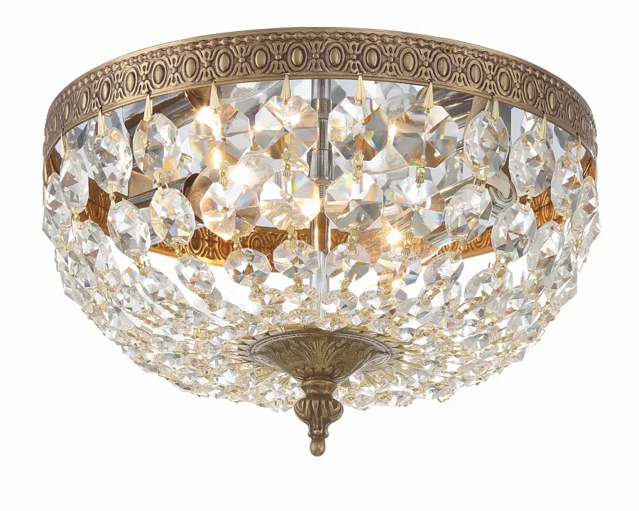 Waltham 10" Flush Mount in Polished Chrome - Image 1