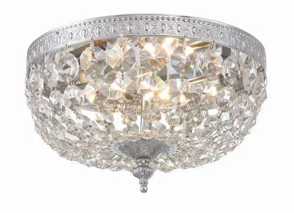 Waltham 10" Flush Mount in Polished Chrome - Image 15