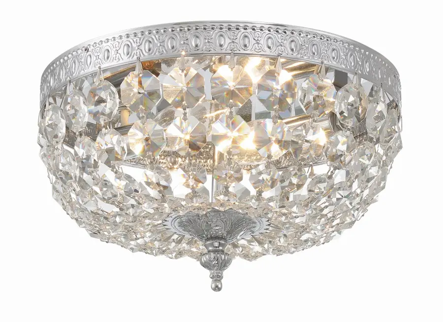 Waltham 10" Flush Mount in Polished Chrome - Image 15