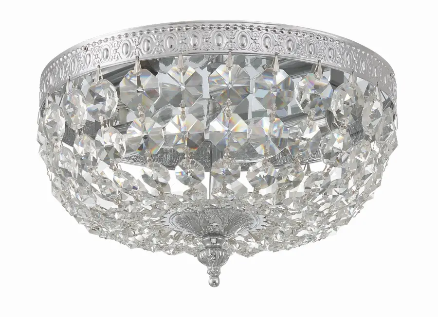 Waltham 10" Flush Mount in Polished Chrome - Image 16