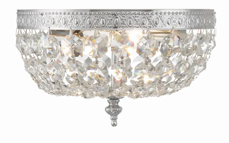 Waltham 10" Flush Mount in Polished Chrome - Image 18
