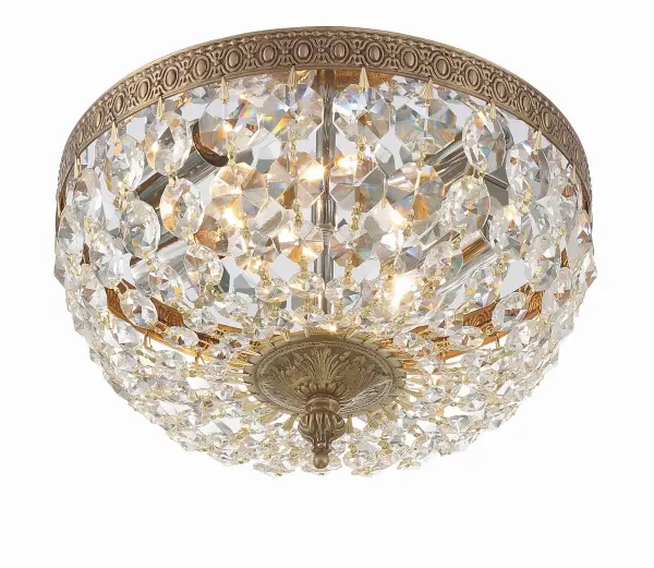 Waltham 10" Flush Mount in Polished Chrome - Image 3