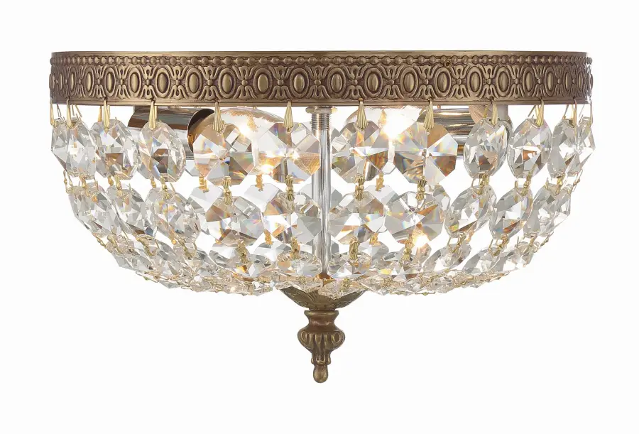 Waltham 10" Flush Mount in Polished Chrome - Image 4