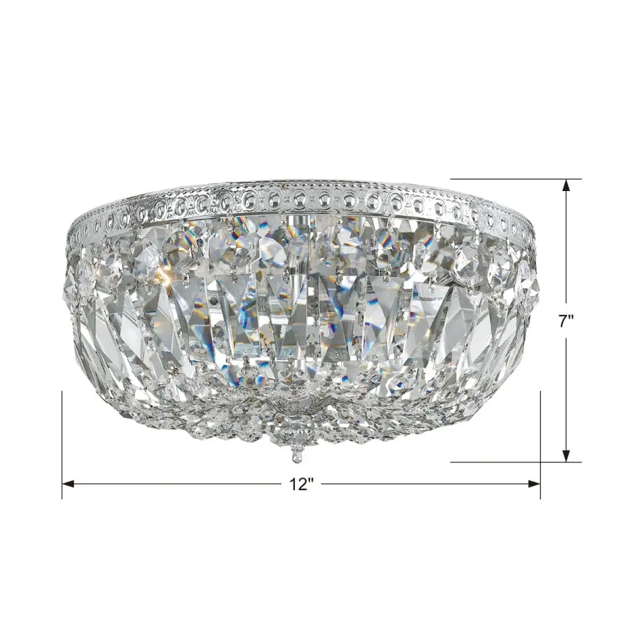 Waltham 12" Flush Mount in English Bronze - Image 26
