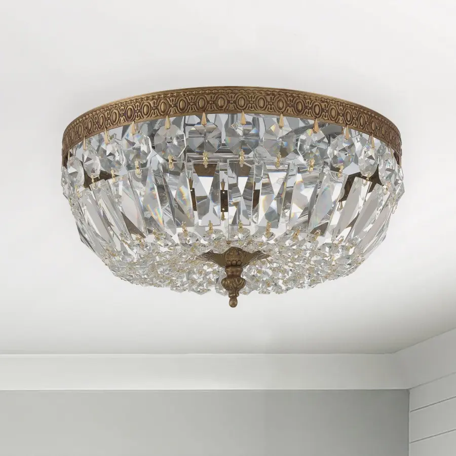Waltham 12" Flush Mount in English Bronze - Image 6