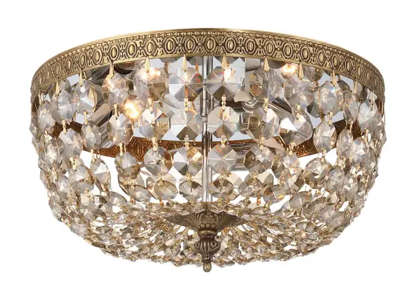 Waltham 12" Flush Mount in Olde Brass - Image 1