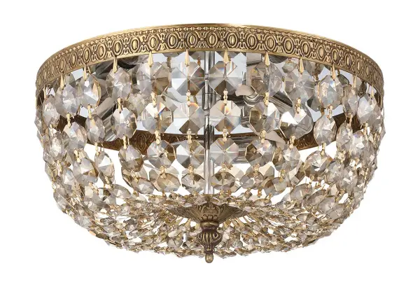 Waltham 12" Flush Mount in Olde Brass - Image 2