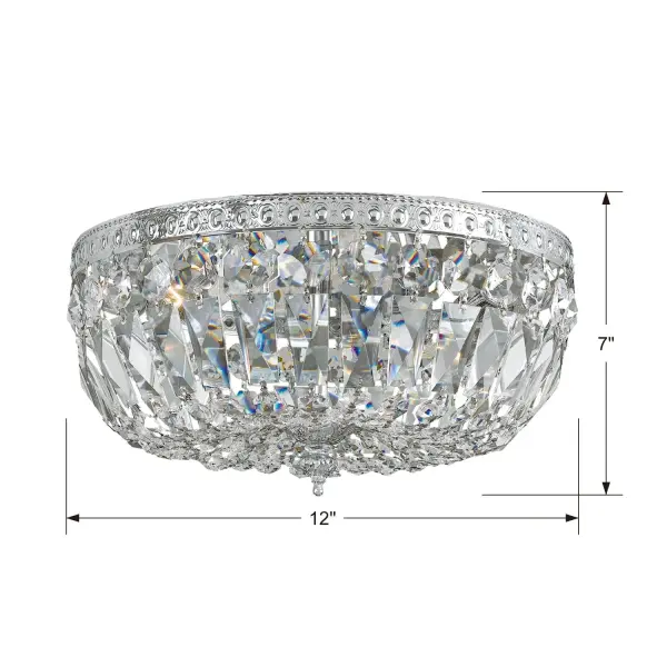 Waltham 12" Flush Mount in Olde Brass - Image 31