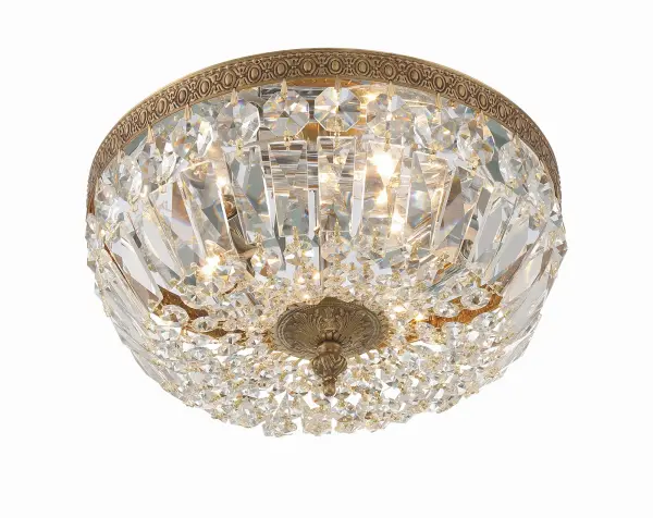 Waltham 12" Flush Mount in Olde Brass - Image 8