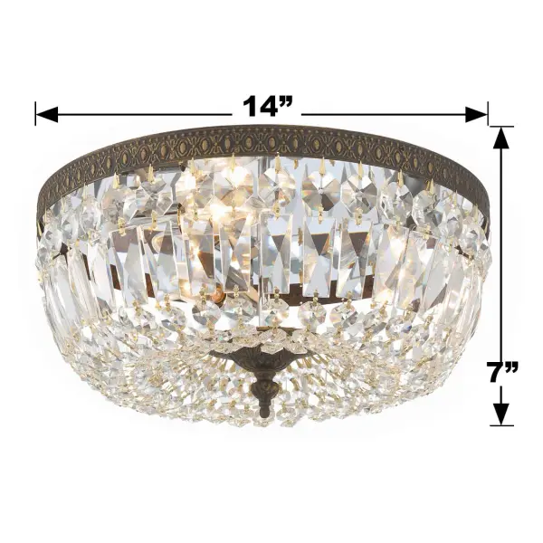 Waltham 14" Flush Mount - Image 15