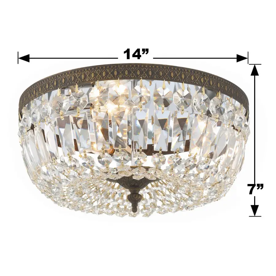 Waltham 14" Flush Mount - Image 15