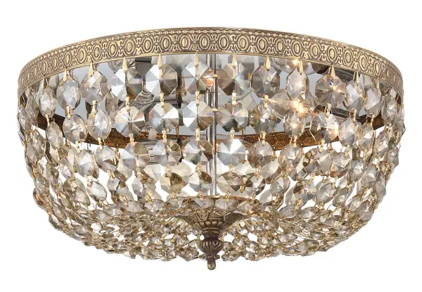 Waltham 14" Flush Mount in Olde Brass - Image 1