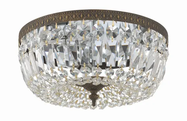 Waltham 14" Flush Mount in Olde Brass - Image 16