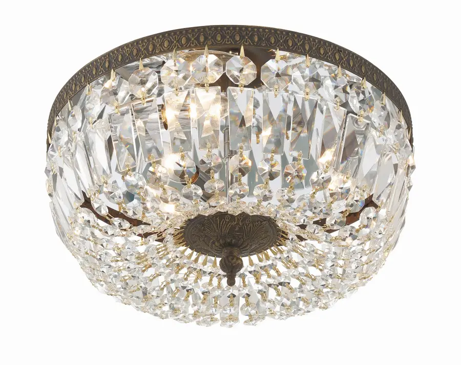 Waltham 14" Flush Mount in Olde Brass - Image 17