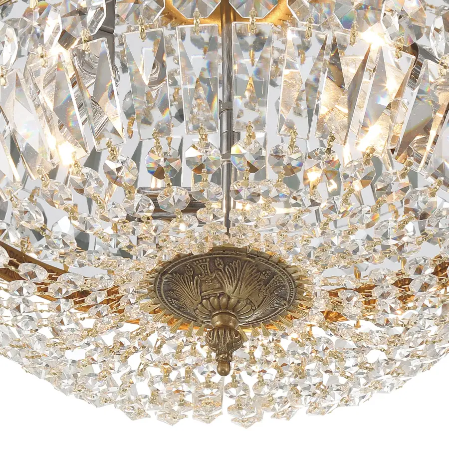 Waltham 16" Flush Mount in Polished Chrome - Image 5