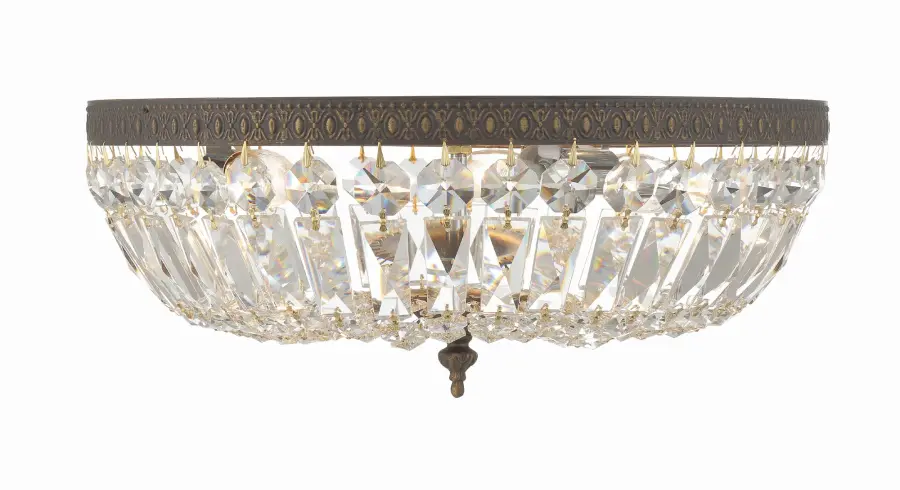 Waltham 16" Flush Mount in Olde Brass - Image 11