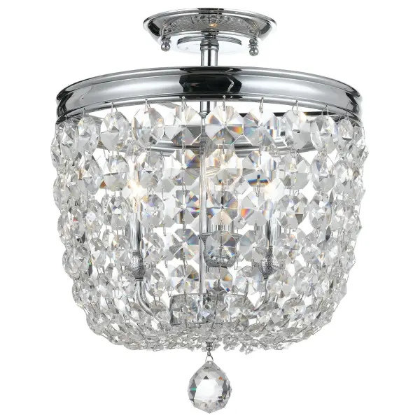 Archer 11.5" Semi Flush Mount in Black Forged - Image 5