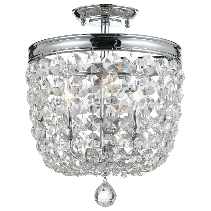 Archer 11.5" Semi Flush Mount in Black Forged - Image 5