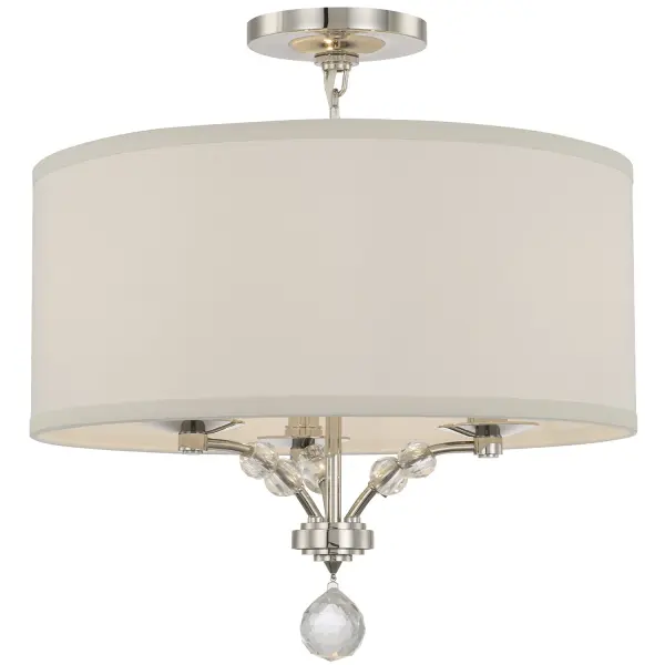 Mirage 18" Semi Flush Mount in Polished Nickel - Image 3