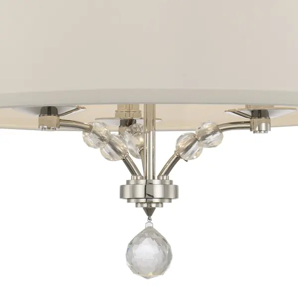 Mirage 18" Semi Flush Mount in Polished Nickel - Image 4