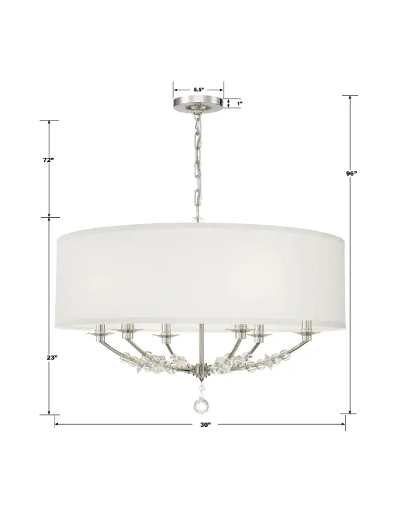 Mirage 30" Crystal Chandelier - Image 7