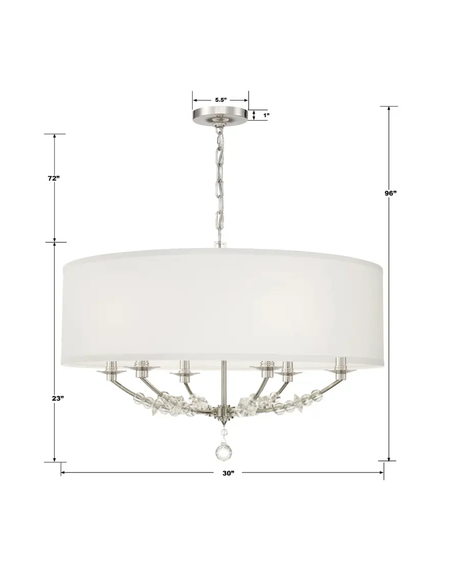 Mirage 30" Crystal Chandelier - Image 7