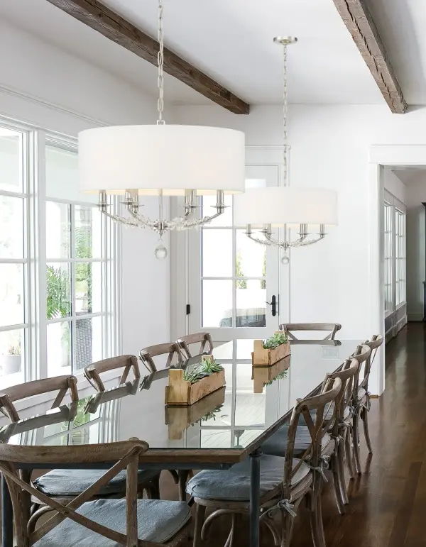 Mirage 24" Crystal Bead Chandelier - Image 5