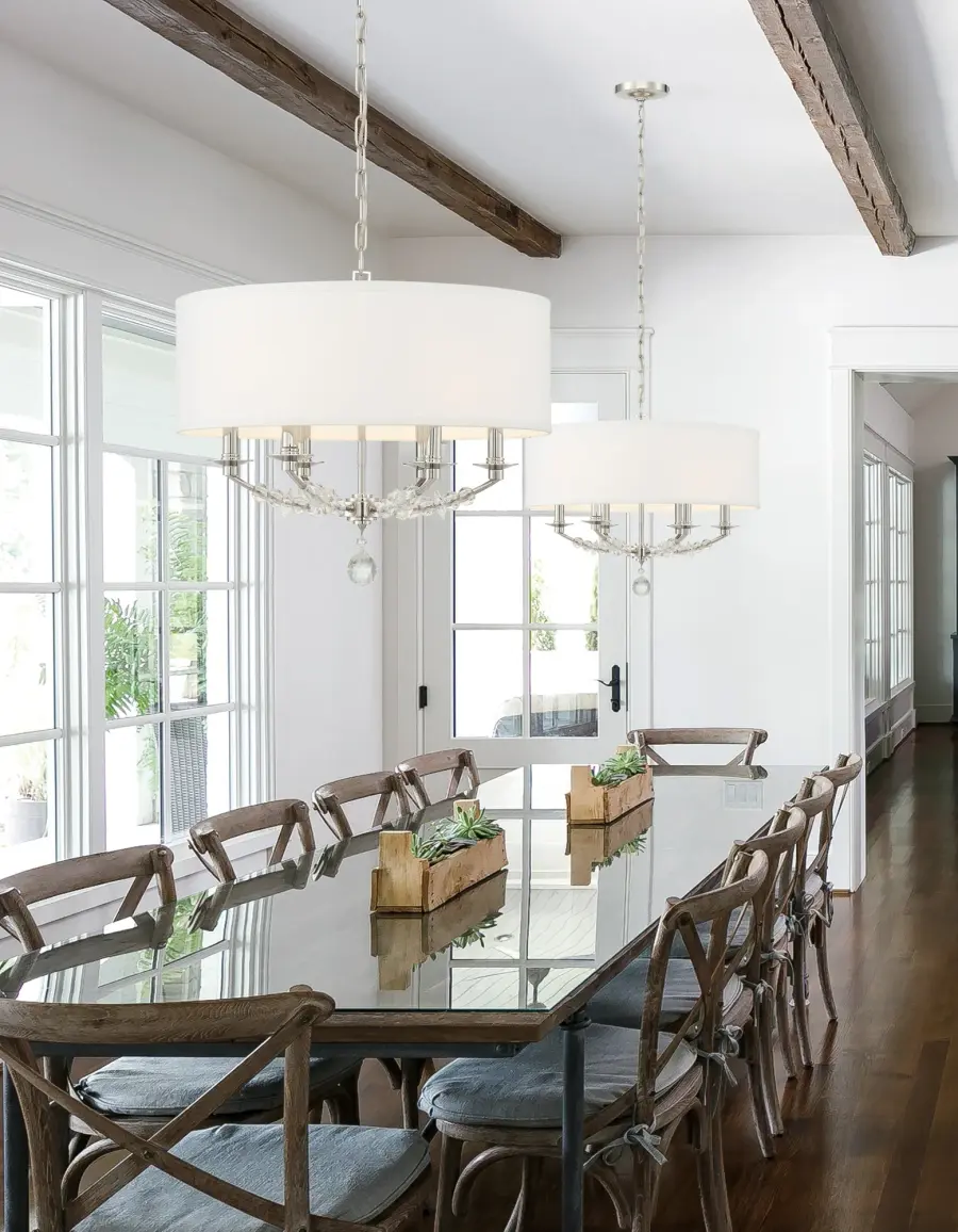 Mirage 24" Crystal Bead Chandelier - Image 5