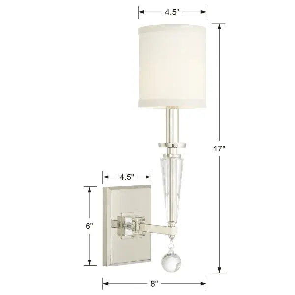 Paxton 5" Sconce in Aged Brass - Image 13