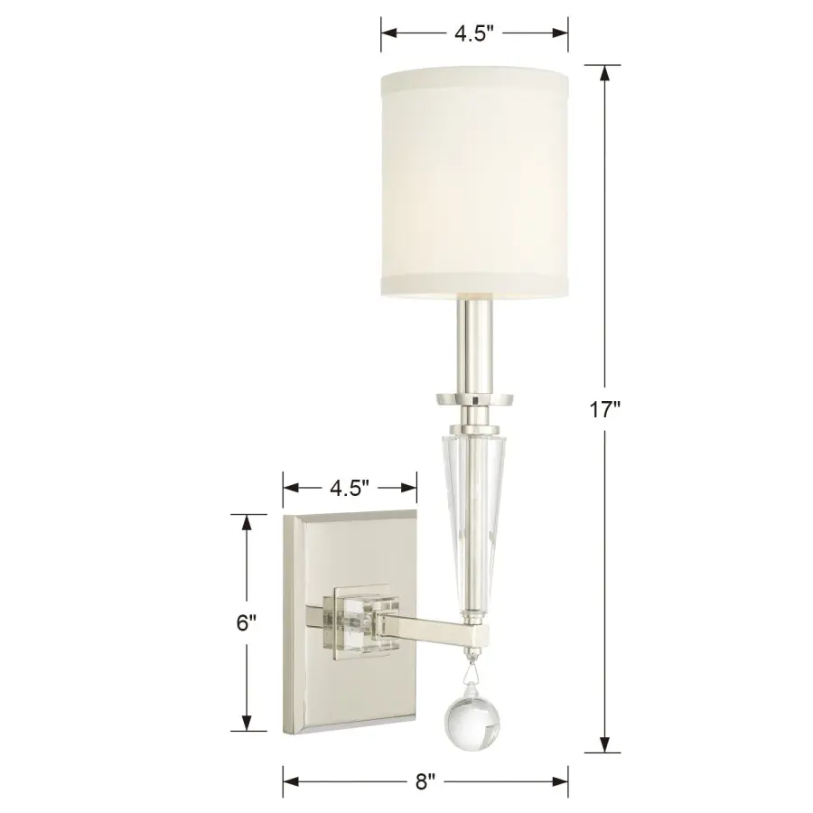 Paxton 5" Sconce in Aged Brass - Image 13