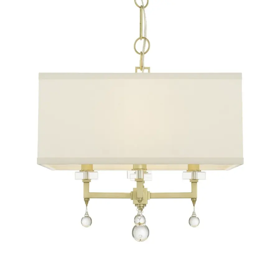 Paxton 16" Chandelier in Polished Nickel - Image 3