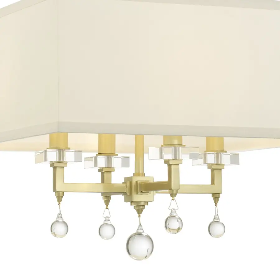 Paxton 16" Chandelier in Polished Nickel - Image 4