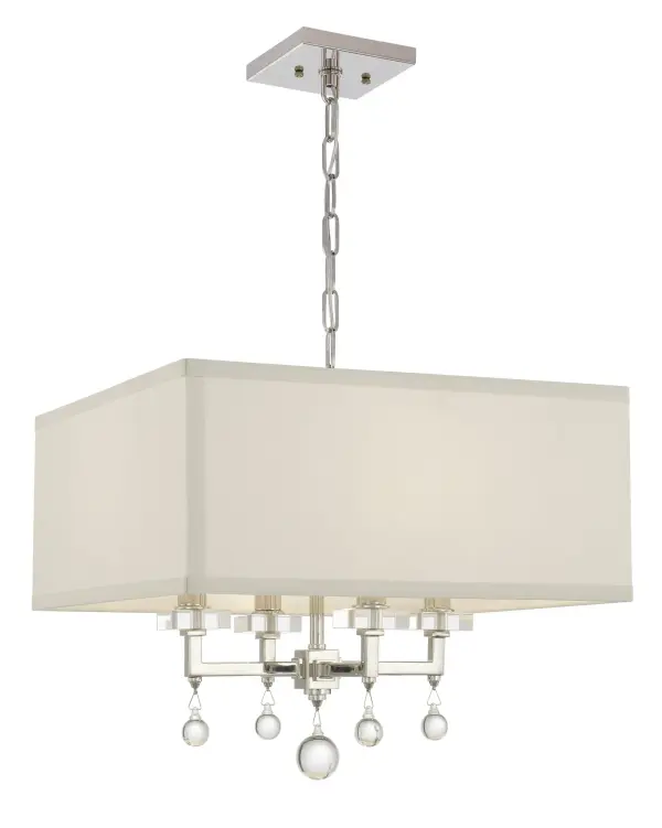 Paxton 16" Chandelier in Polished Nickel - Image 7