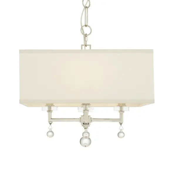 Paxton 16" Chandelier in Polished Nickel - Image 9
