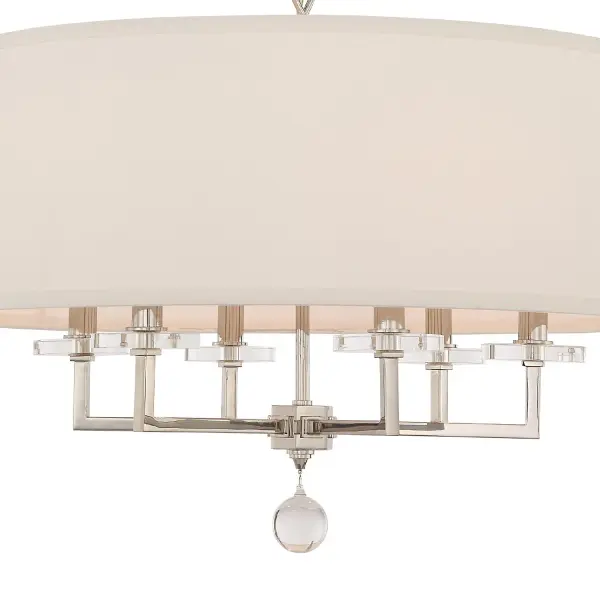 Paxton 25.5" Chandelier in Aged Brass - Image 11