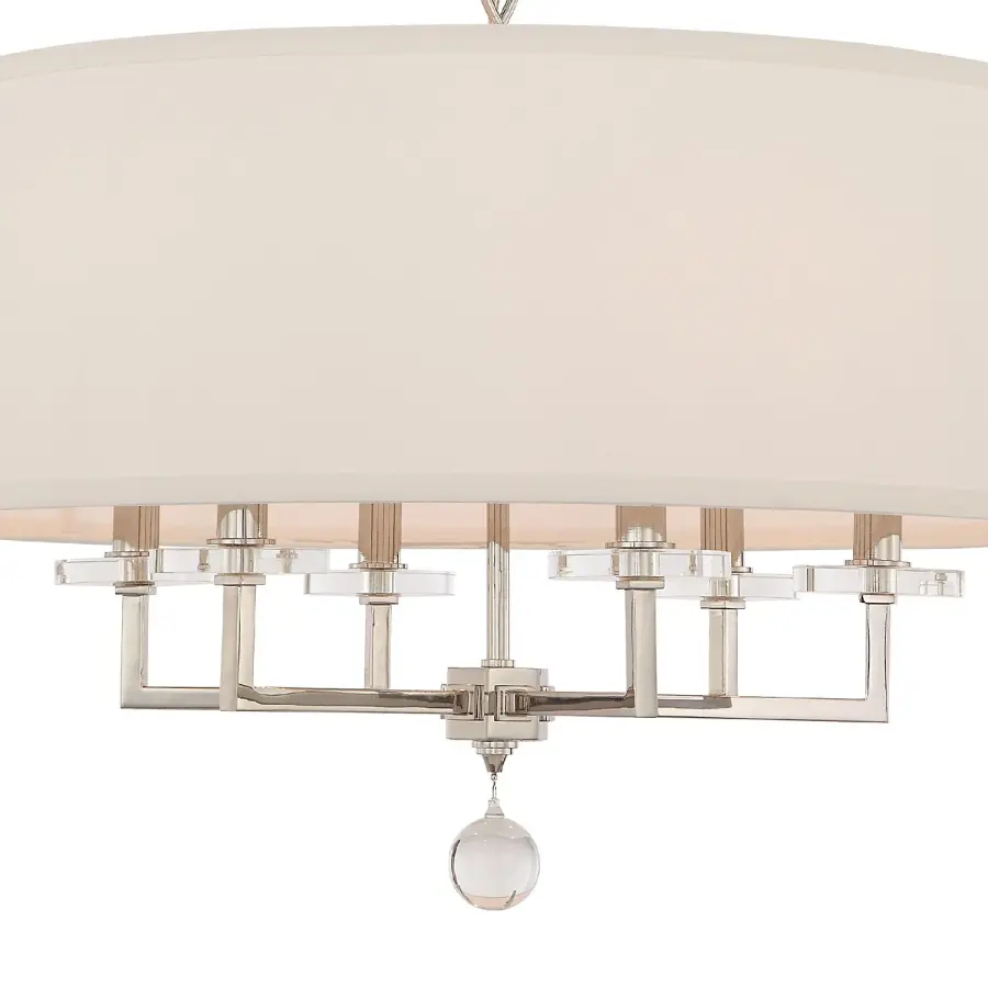 Paxton 25.5" Chandelier in Aged Brass - Image 11