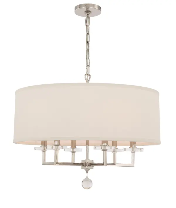 Paxton 25.5" Chandelier in Aged Brass - Image 8