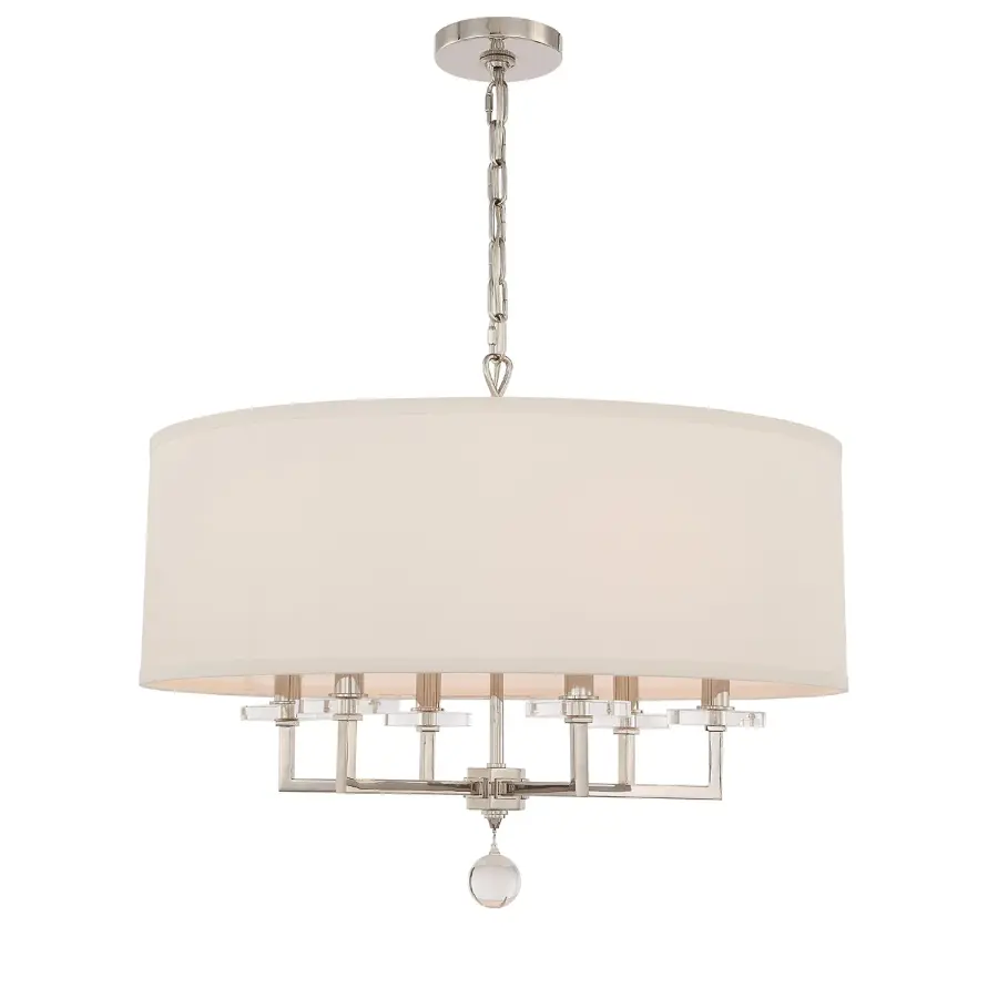 Paxton 25.5" Chandelier in Aged Brass - Image 9