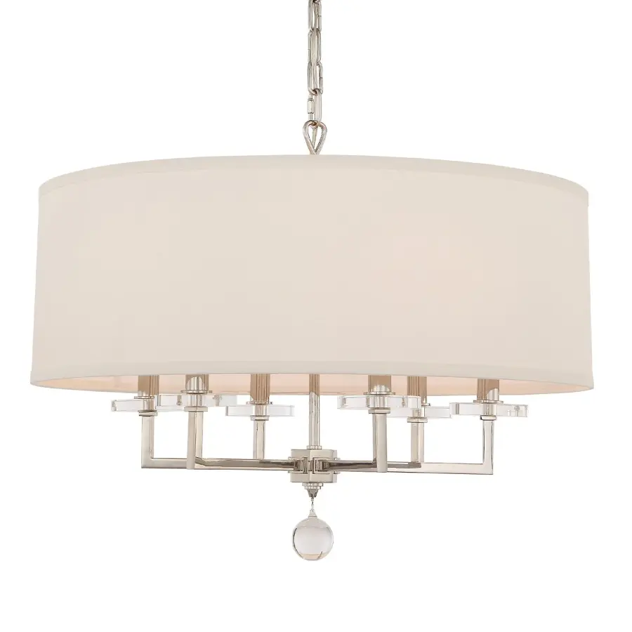 Paxton 25.5" Chandelier in Aged Brass - Image 10