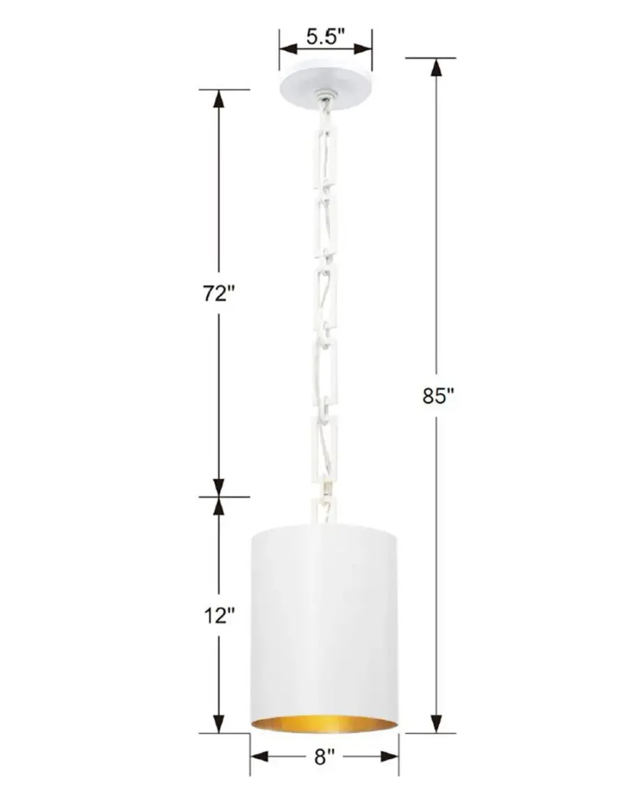 Alston 8" Pendant - Image 11