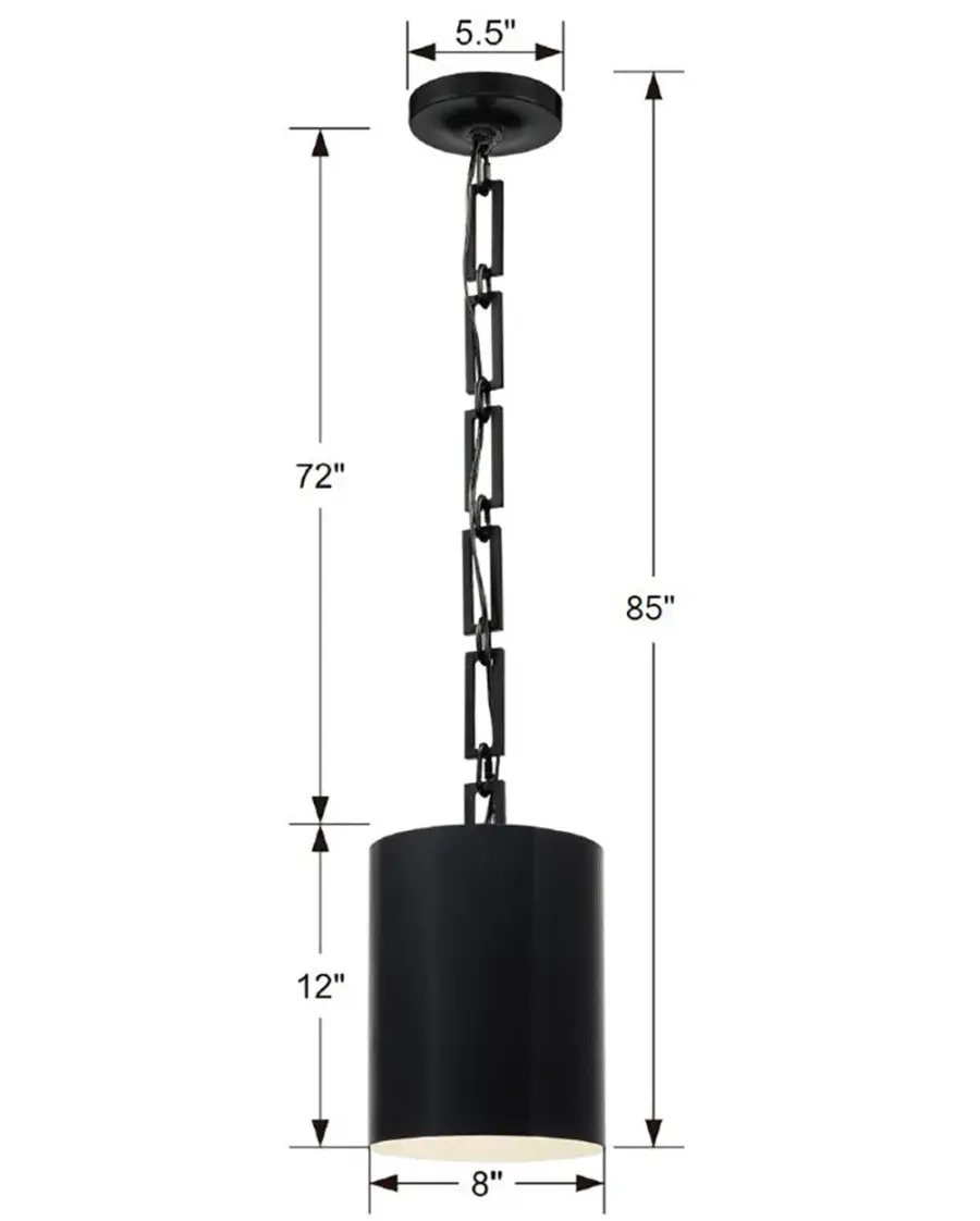 Alston 8" Pendant - Image 5