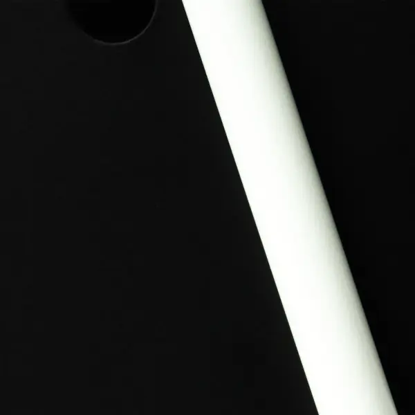 Alston 12" Mini Pendant in Matte White + Antique Gold - Image 5
